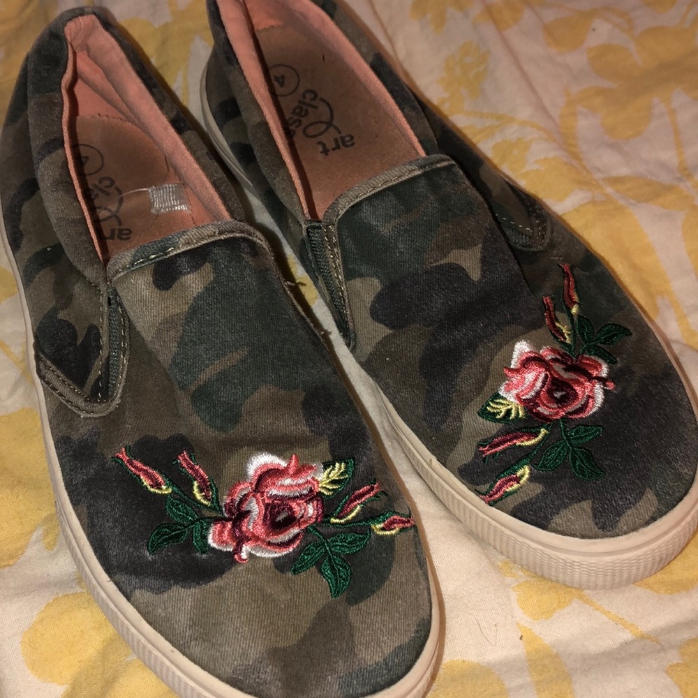 Camo Slip on Shoes